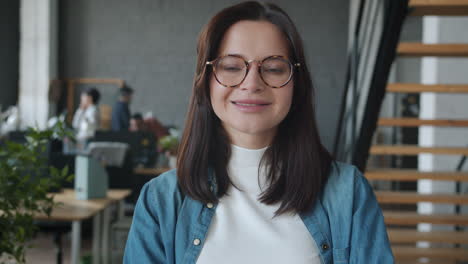 woman in modern office setting
