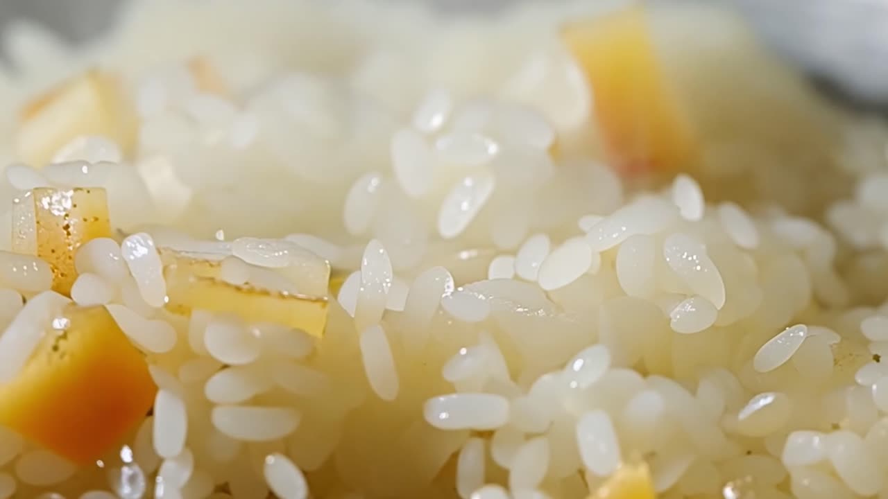 Close-up of Rice and Grains