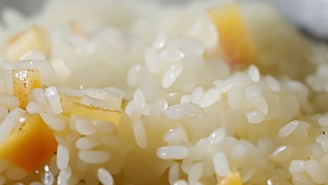 close-up of rice and grains