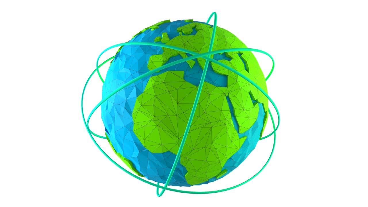 el mundo giratorio 3d