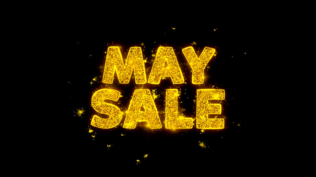 판매 문자는 검은색 배경에 분자 불꽃을 일으킬 수 있습니다.