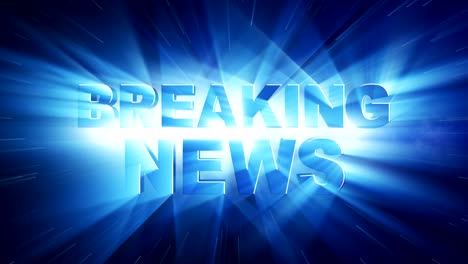 breaking news text animation, loop