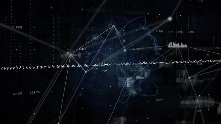 Digital Brain Visualization with Network Connections and Data Analytics