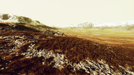 un paisaje de montaña