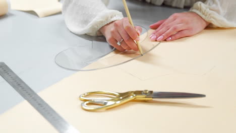 female fashion designers drawing sketches for clothes in atelier. sequence