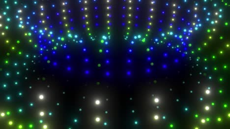 colorful glowing dots pattern