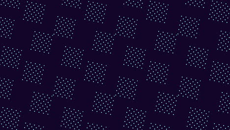 diamond dots intricate pattern of white dots on dark blue background