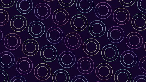 vibrant circles an abstract pattern of overlapping colors