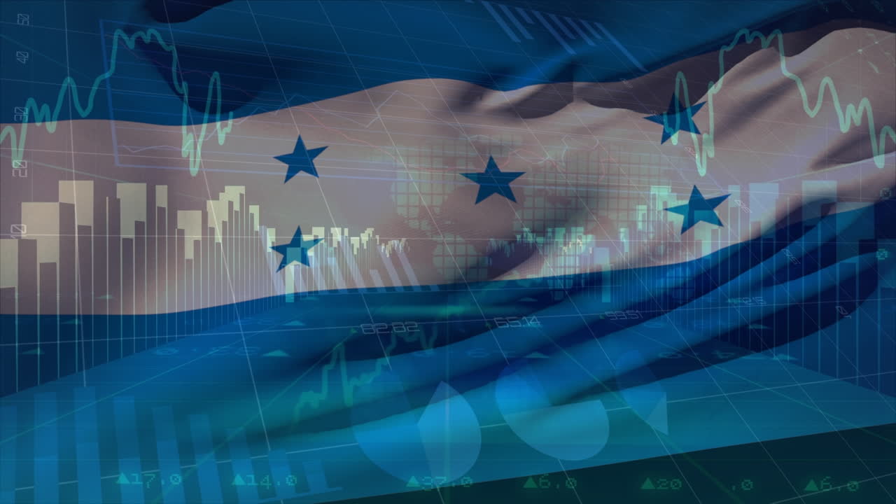 animación de la bandera de grecia ondeando sobre los cirujanos en el quirófano