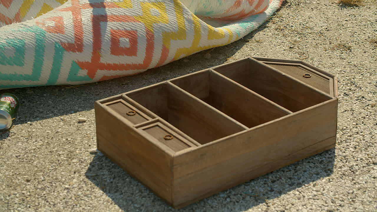 Hurricane debris, small cabinet, sits on the street waiting to be picked up. Cortez, Florida