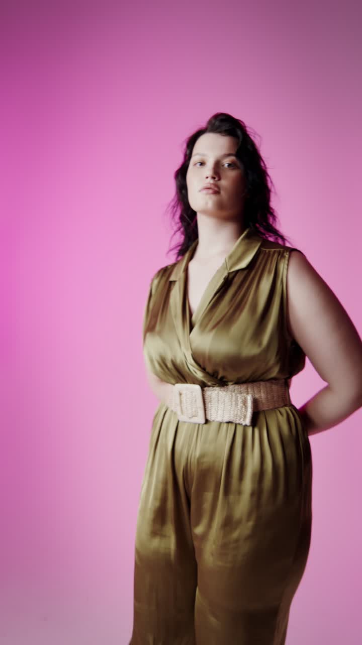 Woman in a Stylish Jumpsuit