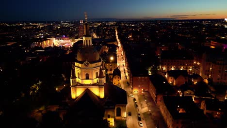 Katarina-Kirche-Stockholm-Bei-Nacht