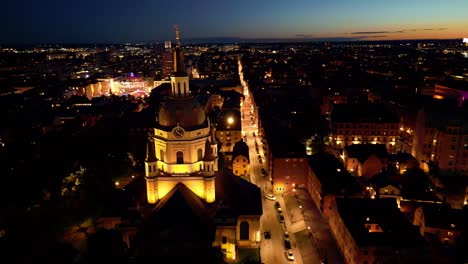 katarina kyrka estocolmo por la noche