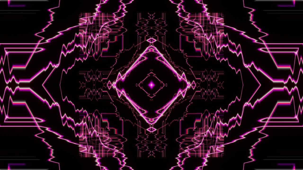 animación de bucle mágico brillante abstracto de bucle vj