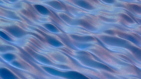 blue shaking glossy surface seamless loop 3d render animation