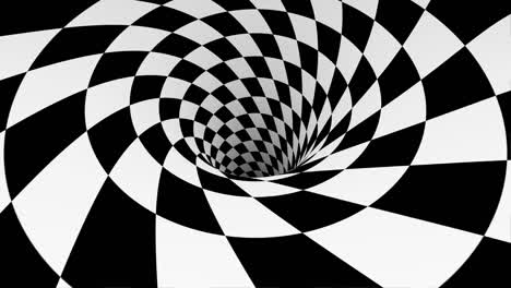 checkerboard vortex optical illusion