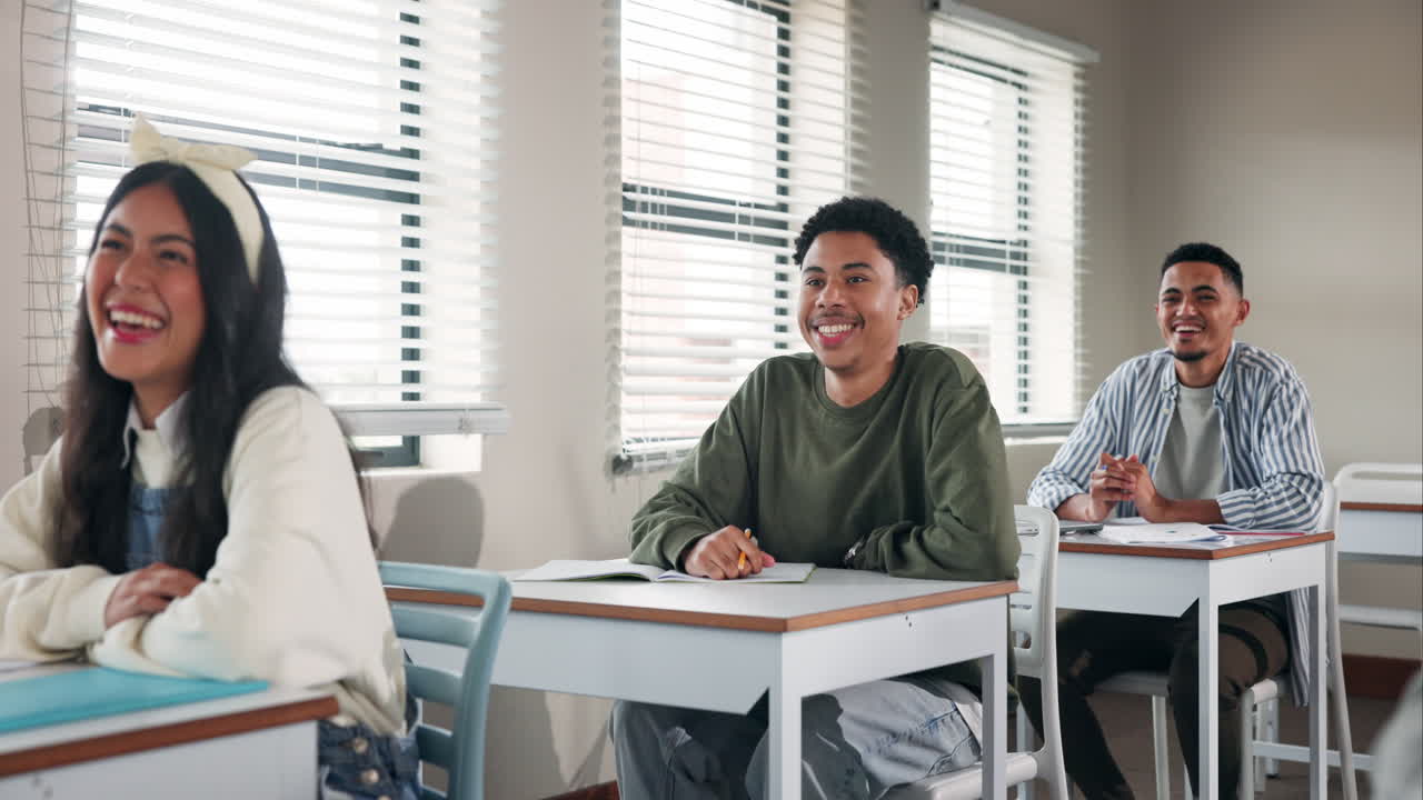 교실에 있는 학생들