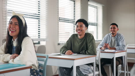 students in a classroom