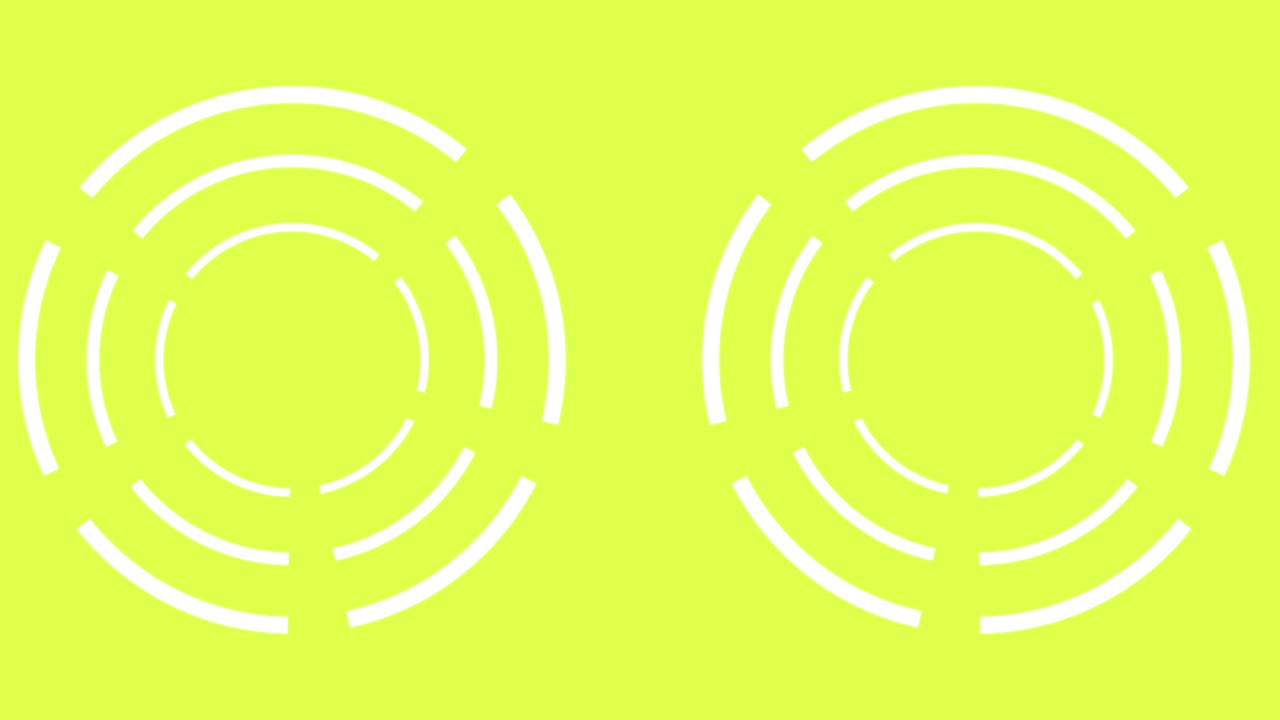 원 회전 스플릿 팝 애니메이션 모션 그래픽