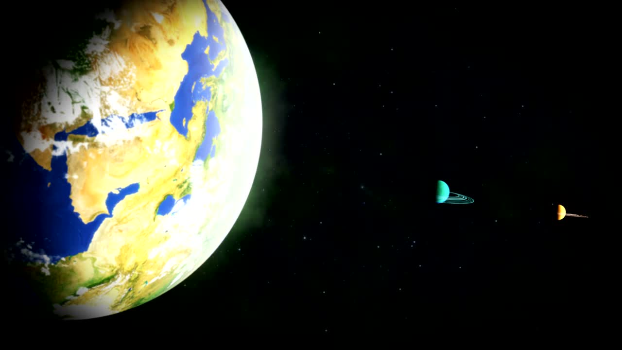 la vista desde el espacio