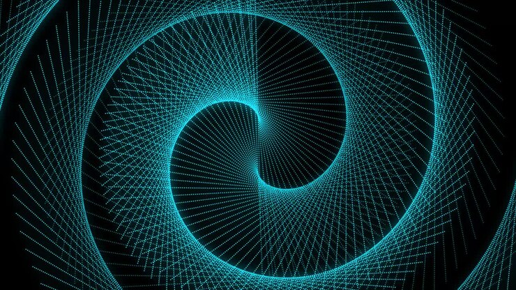 Light blue color Dot Shape Pattern animation motion graphics