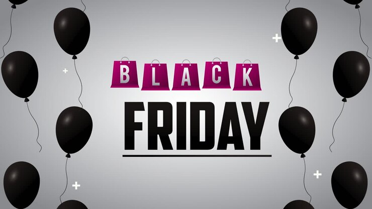 sale black friday clearance with balloons helium floating
