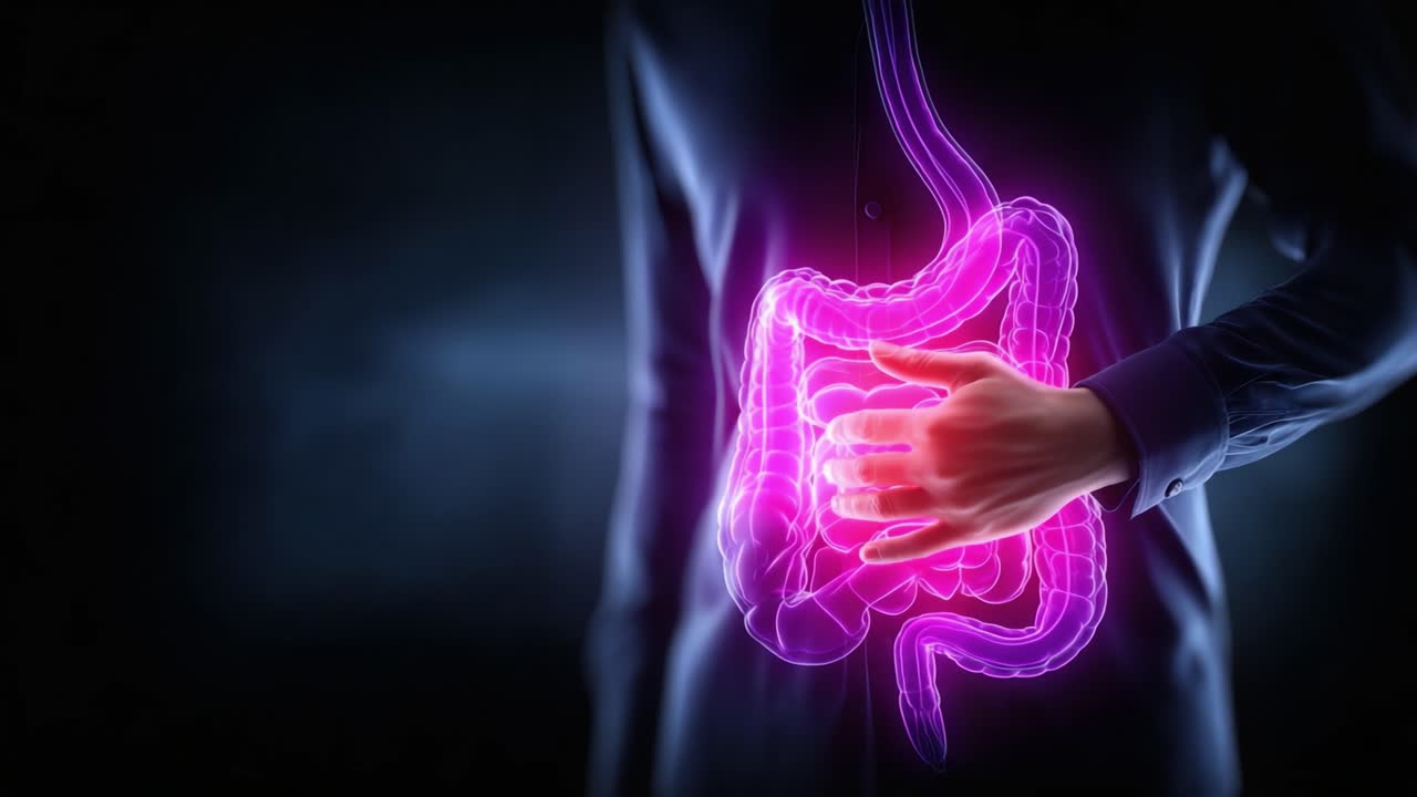 A Visual Representation of the Human Digestive System Highlighting the Key Functionality and Importance of Gut Health in Overall Well-Being
