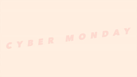 Moderner-Cyber-Monday-Text-Auf-Braunem-Farbverlauf