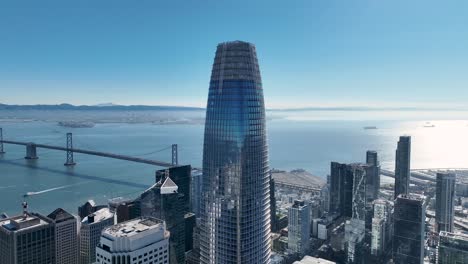 salesforce tower at san francisco in california united states