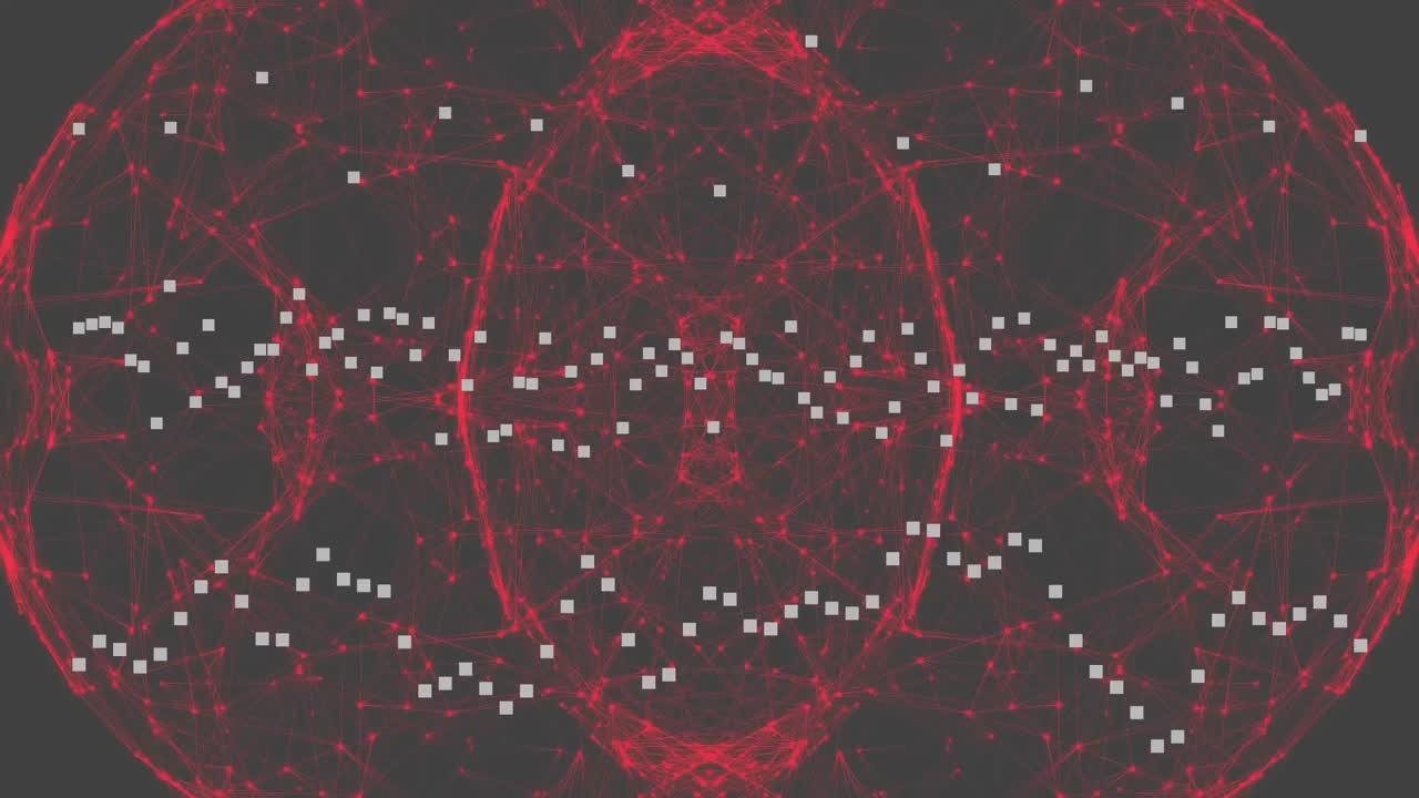 compuesto digital de partículas en movimiento