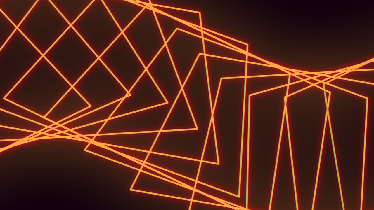 Motivo geometrico con linee luminescenti giallo vivace