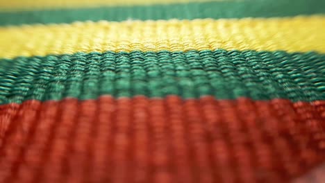 yellow, green and red stripes. macro close-up-5