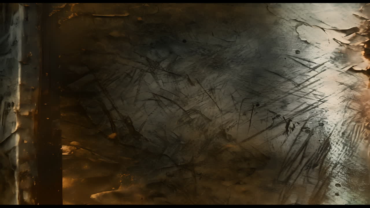 Animation of green and gray shapes on gray background