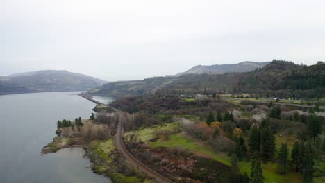 drone hood river landscape 4k 30fps