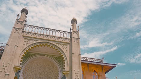 architectural detail of a palace building