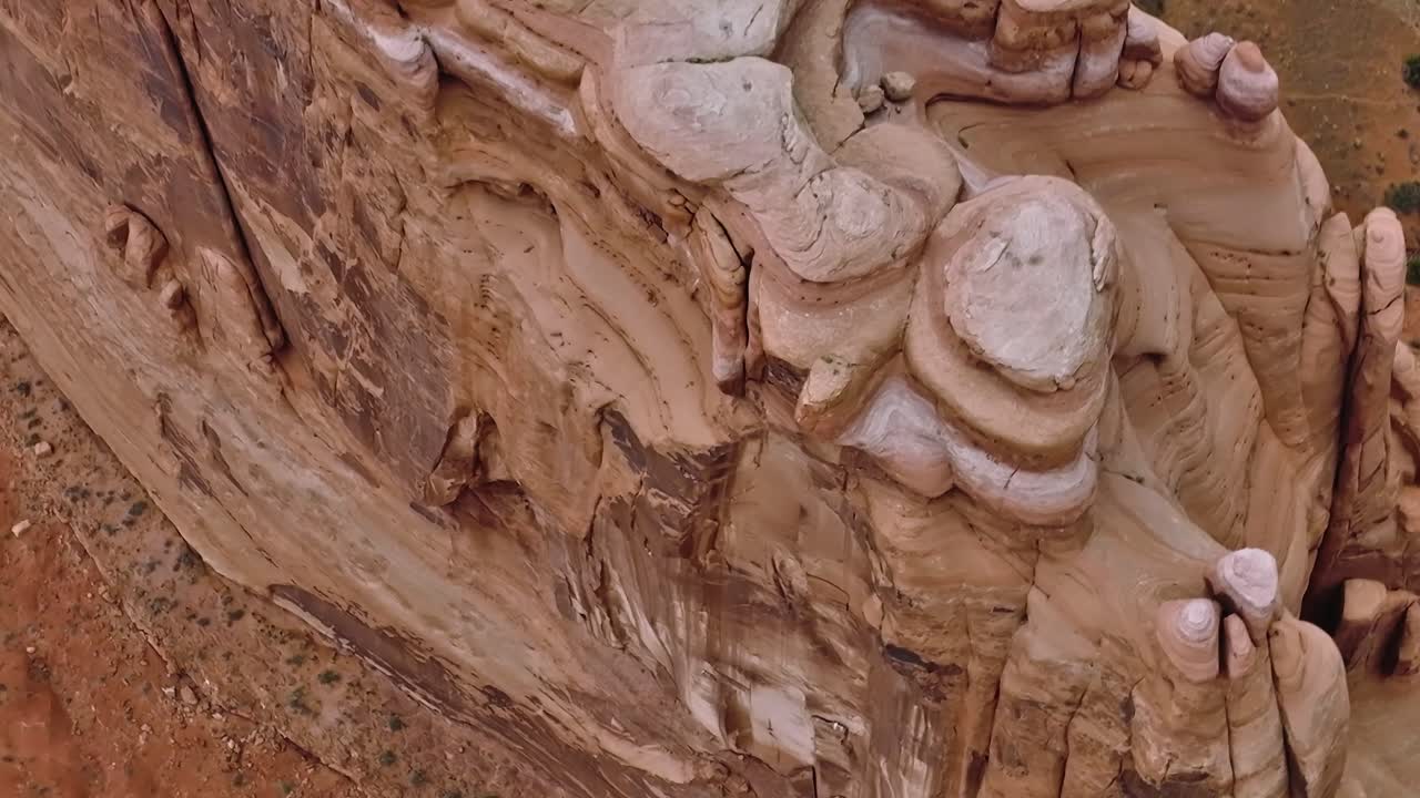 Felsformationen im Moab Valley, Utah, tagsüber
