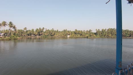 riverbanks of alappuzha in india