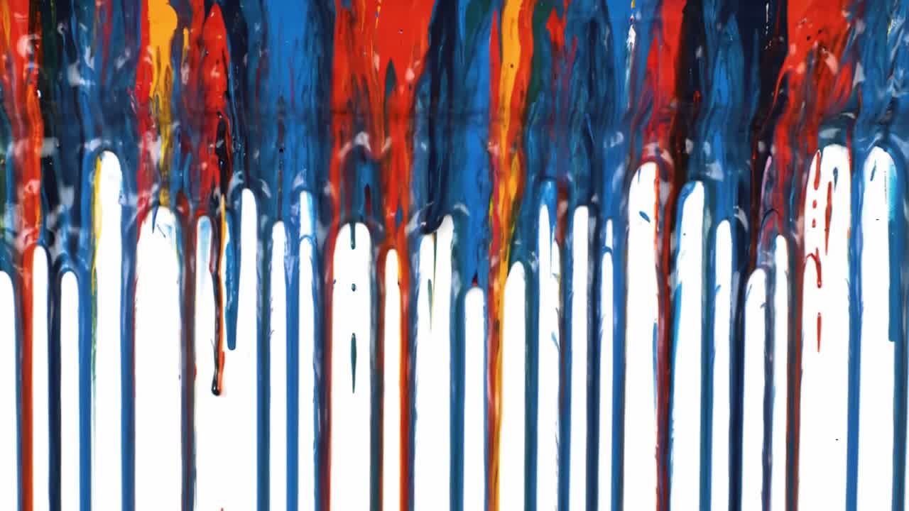 Colorful Paint Drips
