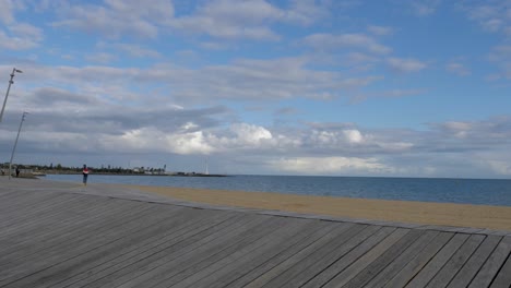 St Kilda Pier, Melbourne Australia Melbourne CBD skyline View from St Kilda pier St Kilda Beach, attraction, Melbourne