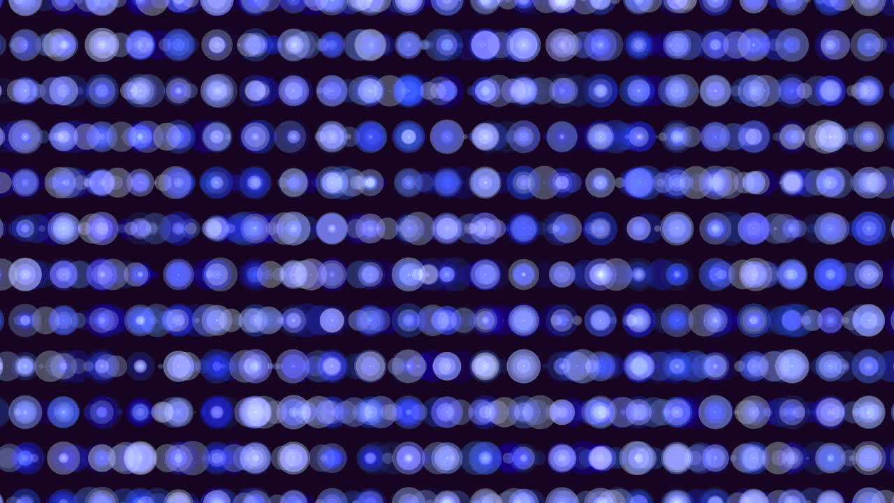 Dynamic blue circle pattern on dark background