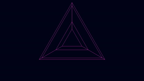 abstract geometric shape triangular lines on purple background