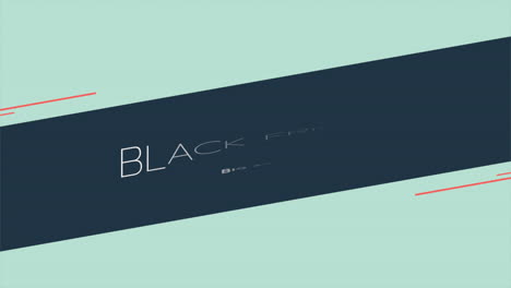 viernes negro y gran venta con rayas en azul degradado moderno