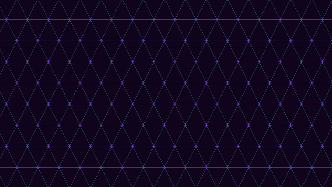 светящийся черно-зеленый треугольный рисунок с повторяющимся рисунком