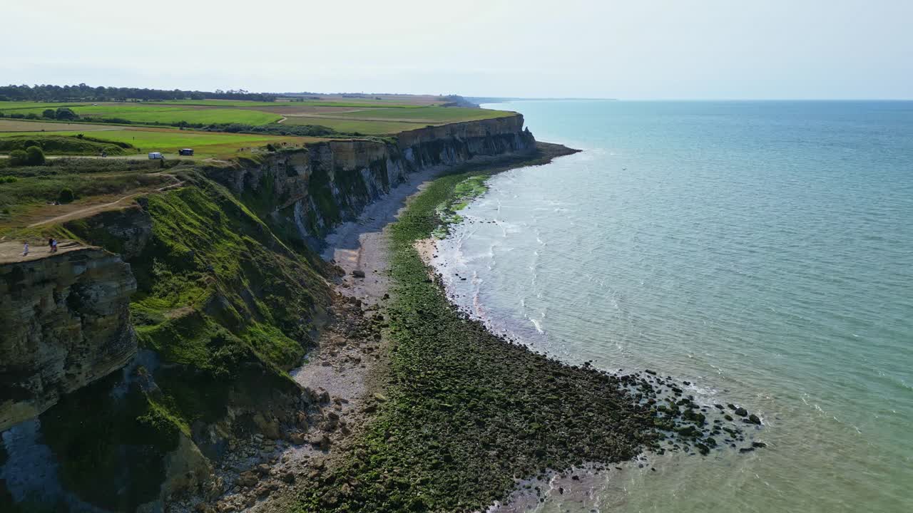 Litorale di Arromanches-les-Bains, Normandia, Francia