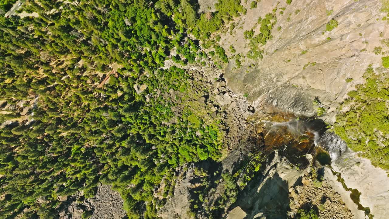 Bridalveil Fall in Yosemite National Park Rainbow