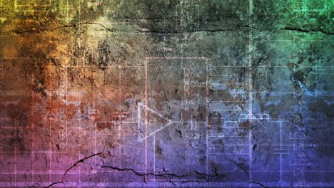 looped unhurried animated multilayer color texture for a background based on concrete and stone