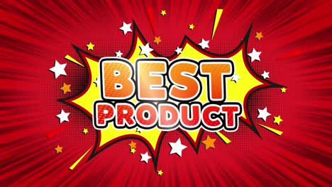 best product comic style graphic design