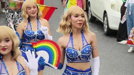 artistas del desfile del orgullo lgbtq+
