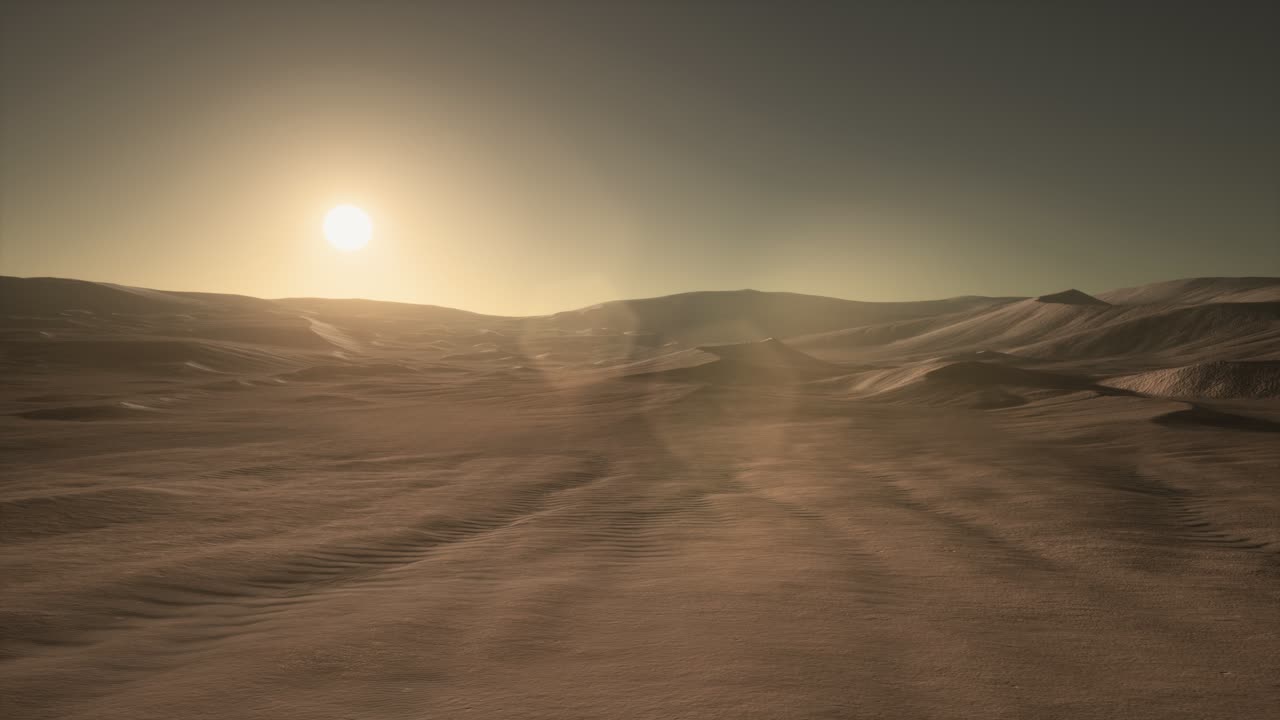 hermosas dunas de arena en el desierto del sáhara