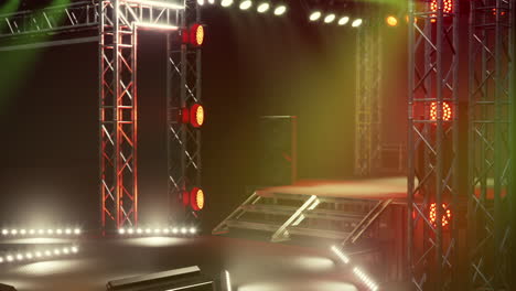 concert stage 3d rendering